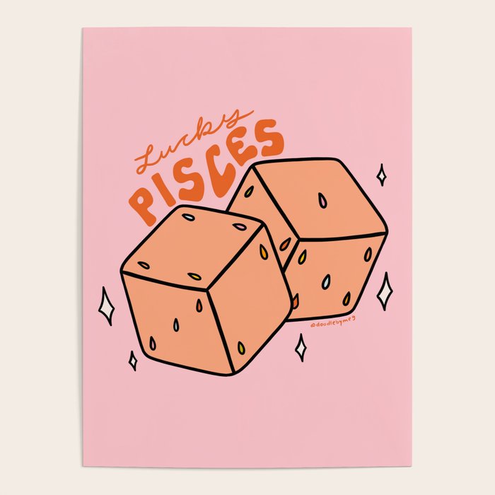 Pisces Dice Poster Gallery Image 4