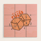 Pisces Dice Wood Wall Art Gallery Image 1