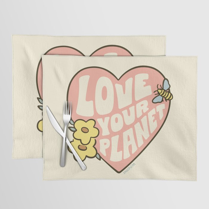 LOVE YOUR PLANET Placemat Gallery Image 1