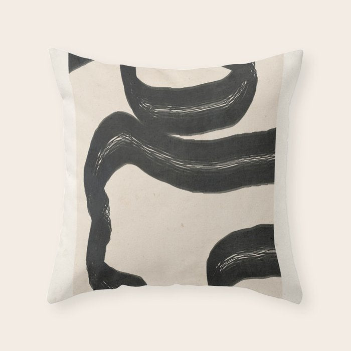Minimal Abstract Art 15 Throw Pillow Gallery Image 1