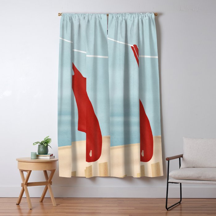 Bathing Suit Window Curtain Gallery Image 1