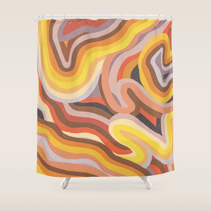 Marble #4 Shower Curtain Gallery Image 1