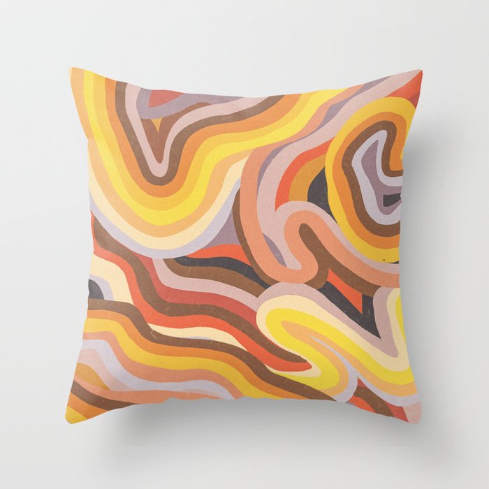 Marble #4 Throw Pillow Gallery Image 1