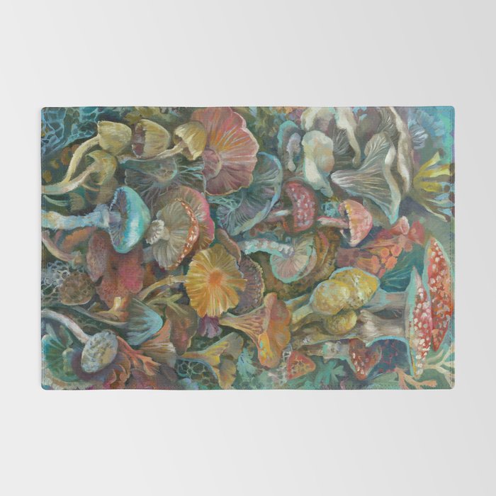 Magic Mushroom Garden Rug Gallery Image 2