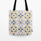 Modern circular nature tile B Tote Bag Gallery Image 1