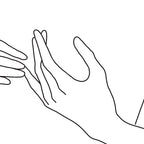 Line Hands 2 Coffee Mug Gallery Image 2