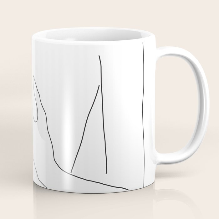 Line Hands 2 Coffee Mug Gallery Image 1