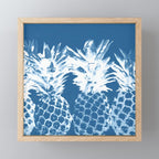 Pineapple blues Mini Art Print Gallery Image 1