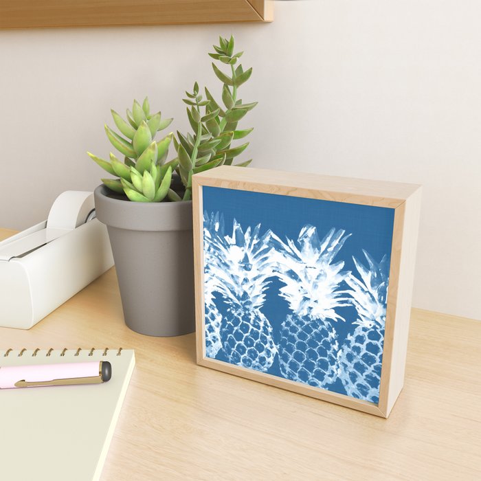 Pineapple blues Mini Art Print Gallery Image 2