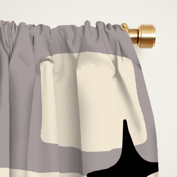 Mid Century Modern Abstract Pattern 242 Mid Mod Googie Window Curtain Gallery Image 2