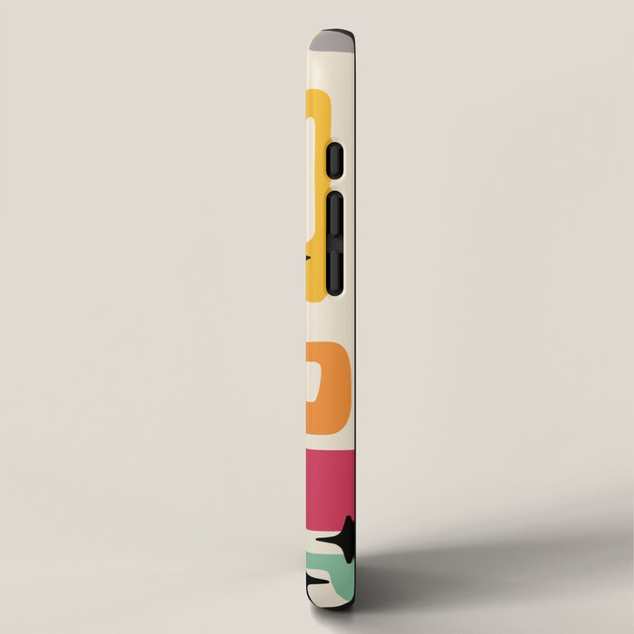Mid Century Modern Abstract Pattern 242 Mid Mod Googie iPhone Case Gallery Image 2