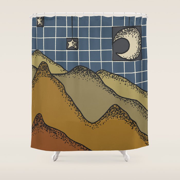 Choose Your Own Star Shower Curtain Gallery Image 1