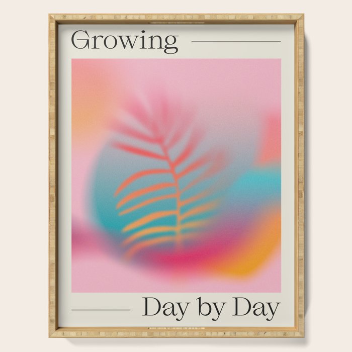 Growing, Day by Day Serving Tray Gallery Image 1