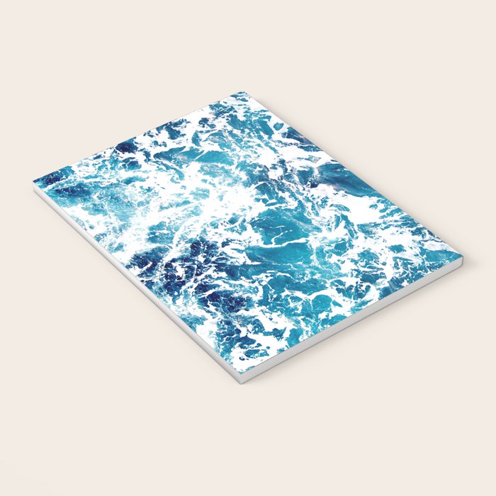Wild Ocean Waves, Ocean Water Notebook Gallery Image 3