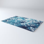 Wild Ocean Waves, Ocean Water Rug Gallery Image 3