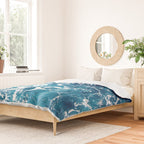 Wild Ocean Waves, Ocean Water Duvet Cover Gallery Image 2