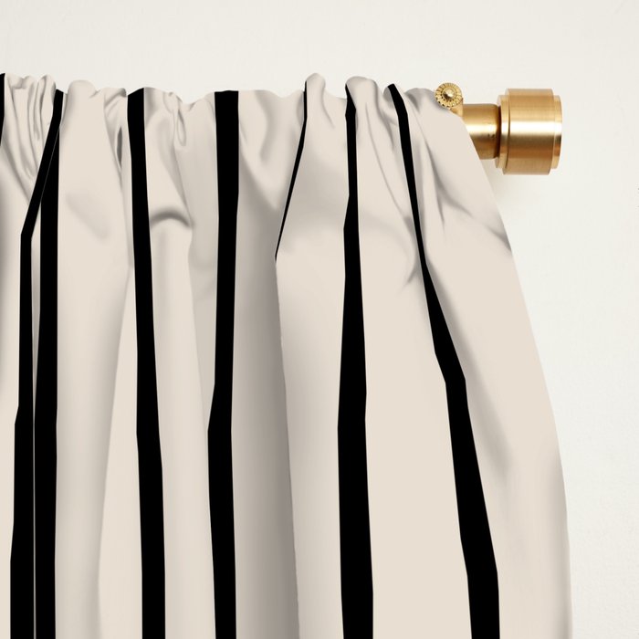 Color Block Line Abstract VIII Window Curtain Gallery Image 2