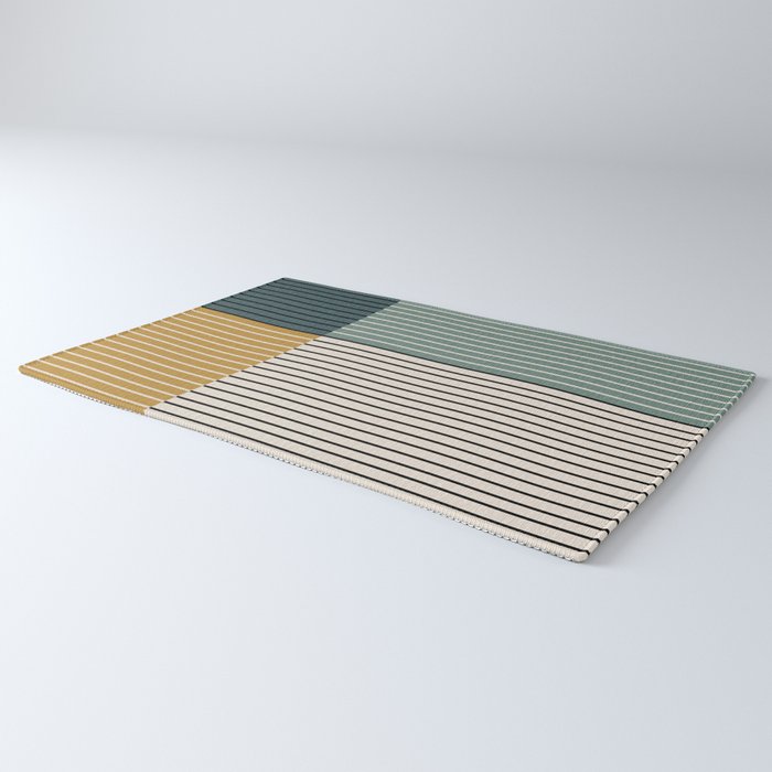 Color Block Line Abstract VIII Rug Gallery Image 3