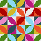 Colorful Retro Pattern Coffee Mug Gallery Image 2