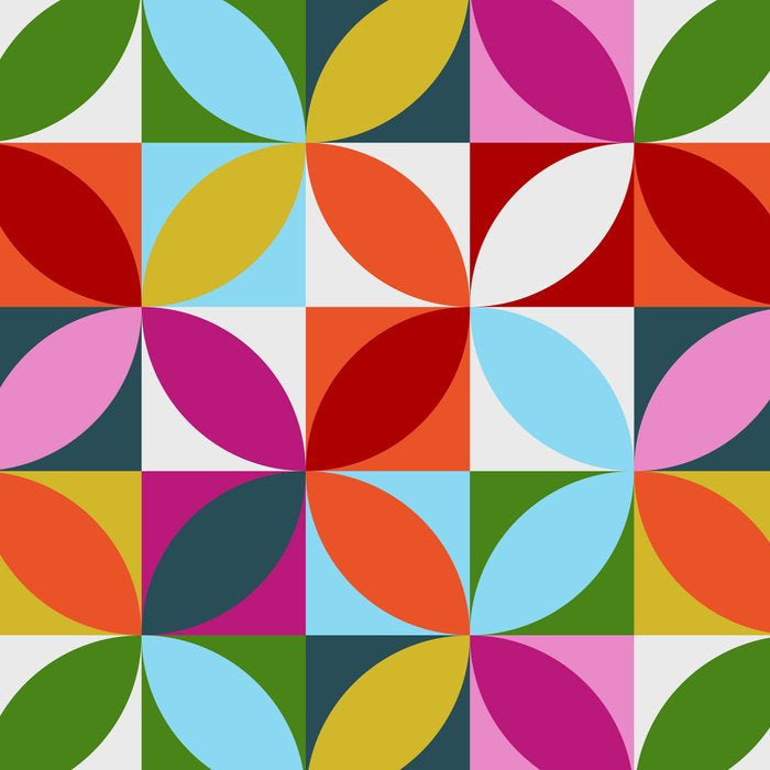 Colorful Retro Pattern Coffee Mug Gallery Image 2