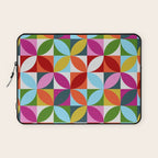 Colorful Retro Pattern Laptop Sleeve Gallery Image 1