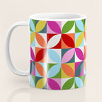 Colorful Retro Pattern Coffee Mug Gallery Image 3
