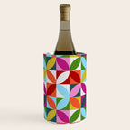 Colorful Retro Pattern Wine Chiller Gallery Image 2