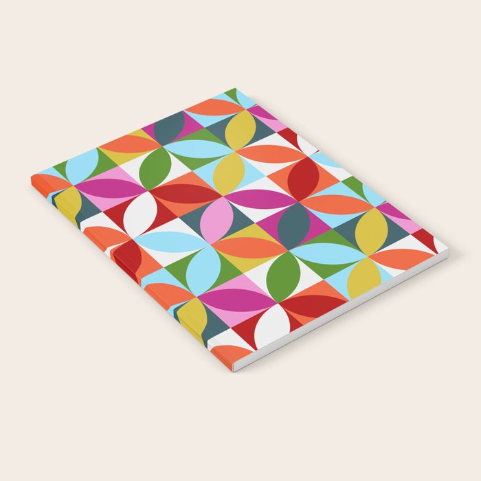 Colorful Retro Pattern Notebook Gallery Image 2