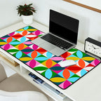Colorful Retro Pattern Desk Mat Gallery Image 2