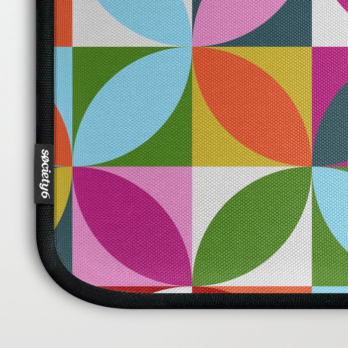 Colorful Retro Pattern Laptop Sleeve Gallery Image 3