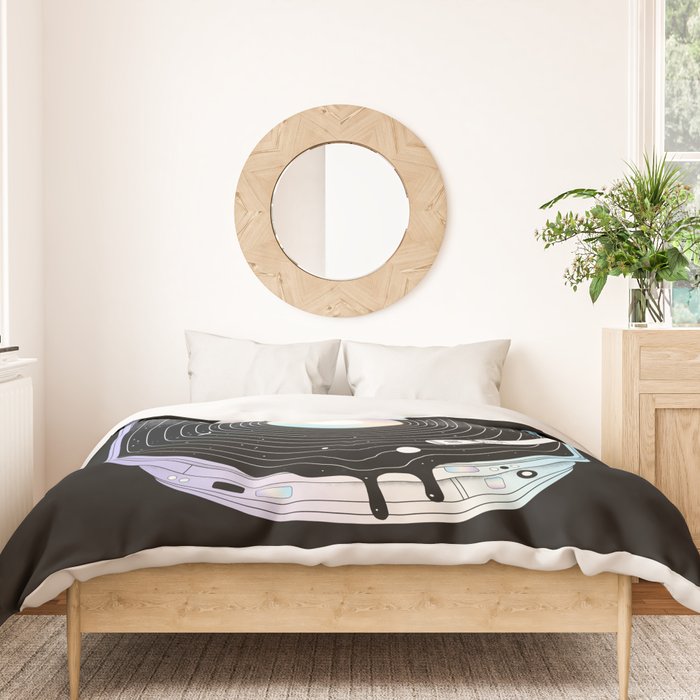 In the Presence of a Deafening Silence Duvet Cover Gallery Image 3