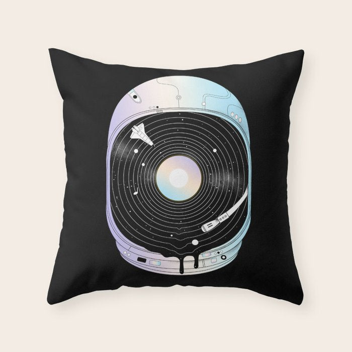 In the Presence of a Deafening Silence Throw Pillow Gallery Image 1