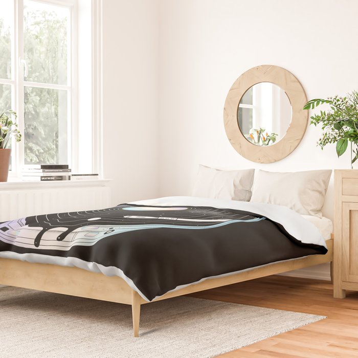 In the Presence of a Deafening Silence Duvet Cover Gallery Image 2