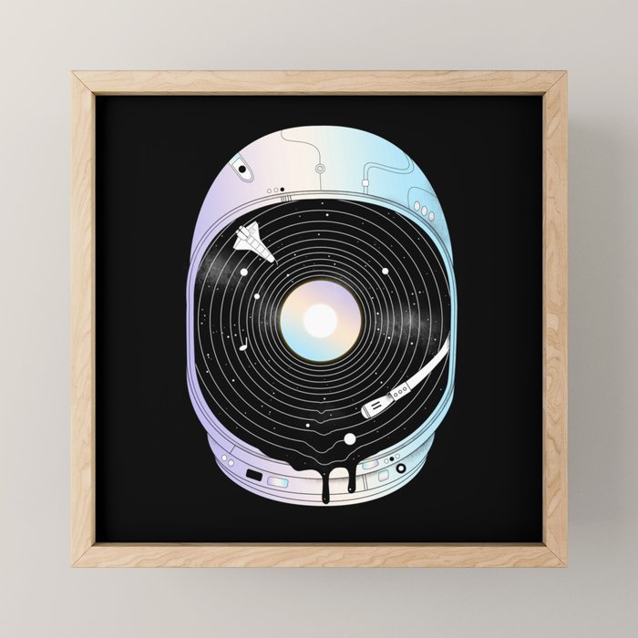 In the Presence of a Deafening Silence Mini Art Print Gallery Image 1