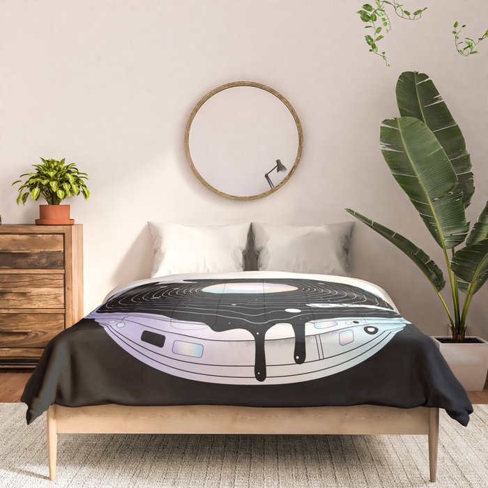 In the Presence of a Deafening Silence Comforter Gallery Image 3