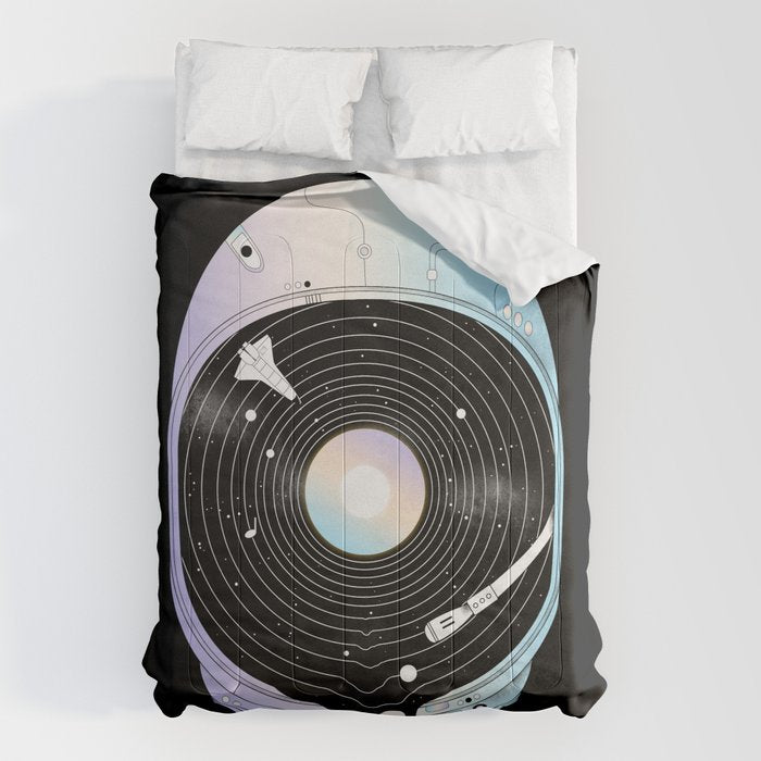 In the Presence of a Deafening Silence Comforter Gallery Image 6