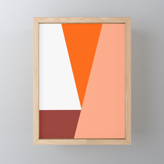Geometrical retro  Mini Art Print Gallery Image 1