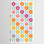 Retro Flower Pattern #2  Tablecloth Gallery Image 2