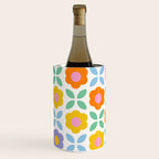 Retro Flower Pattern #2  Wine Chiller Gallery Image 2