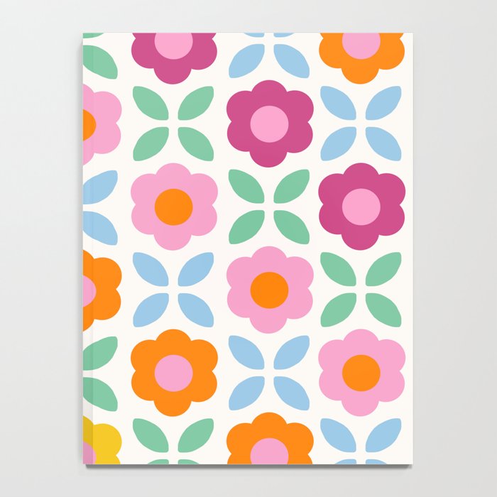 Retro Flower Pattern #2  Notebook Gallery Image 4