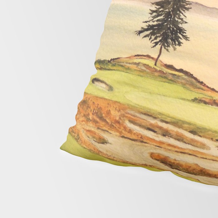 Chambers Bay Golf Course 15th Hole Pillow Sham Gallery Image 4