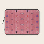 Lovely Pink Oriental Traditional Moroccan Handmade Printable Style  Laptop Sleeve Gallery Image 1