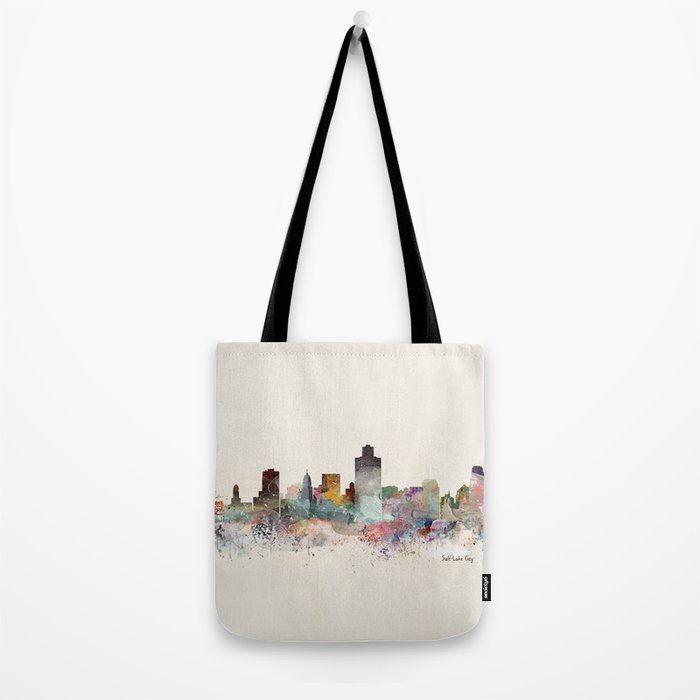 salt lake city skyline Tote Bag Gallery Image 2