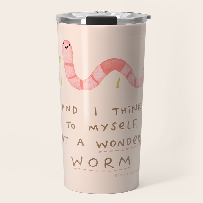 Wonderful Worm Travel Mug Gallery Image 1