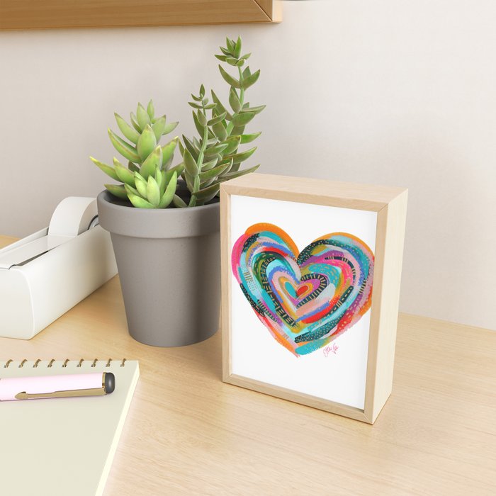 Art Heart no.1 Mini Art Print Gallery Image 2