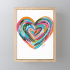 Art Heart no.1 Mini Art Print Gallery Image 1