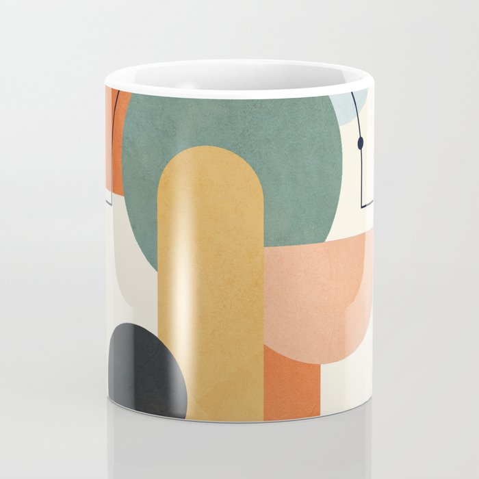 Geometric Color Play 01 Coffee Mug Gallery Image 4