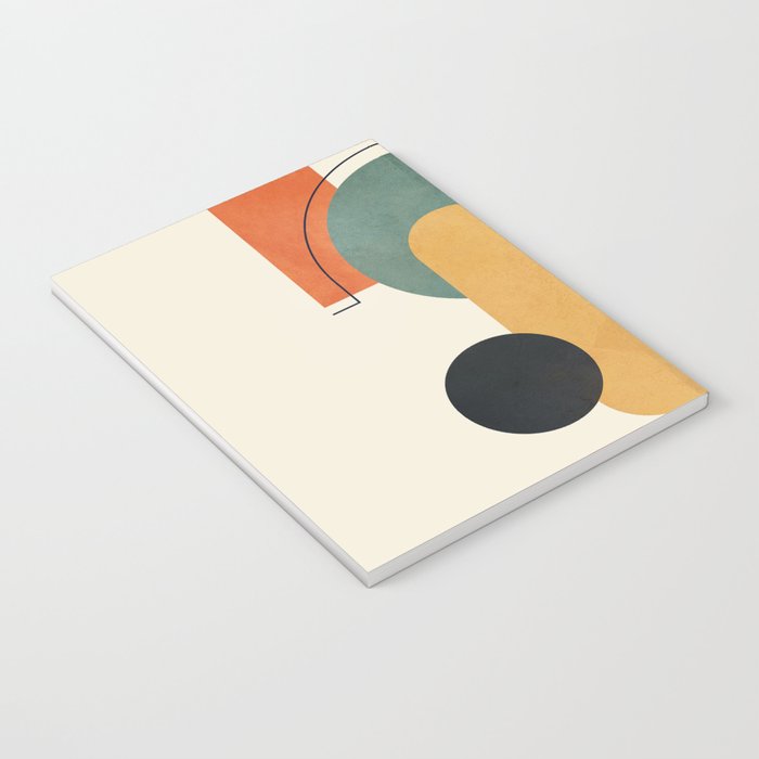 Geometric Color Play 01 Notebook Gallery Image 3