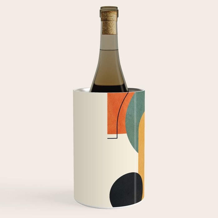 Geometric Color Play 01 Wine Chiller Gallery Image 2