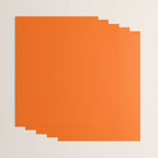 Solid Retro Orange Wrapping Paper Gallery Image 3